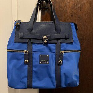 Henri Bendel Jetsetter Convertible Backpack (Light & Dark Blue)